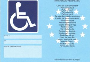 Nuovo Contrassegno disabili europeo